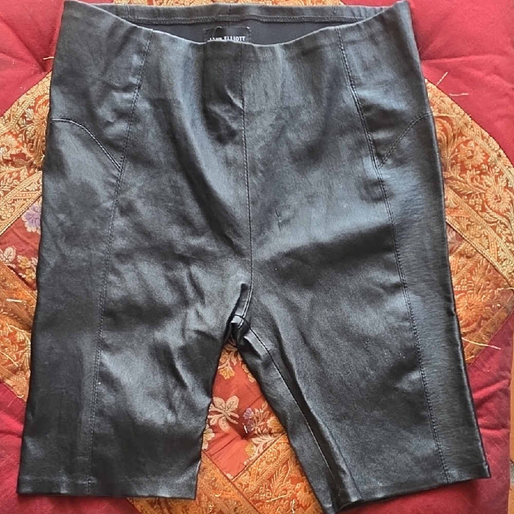 BlackLeather John Elliott Biker Shorts NWT